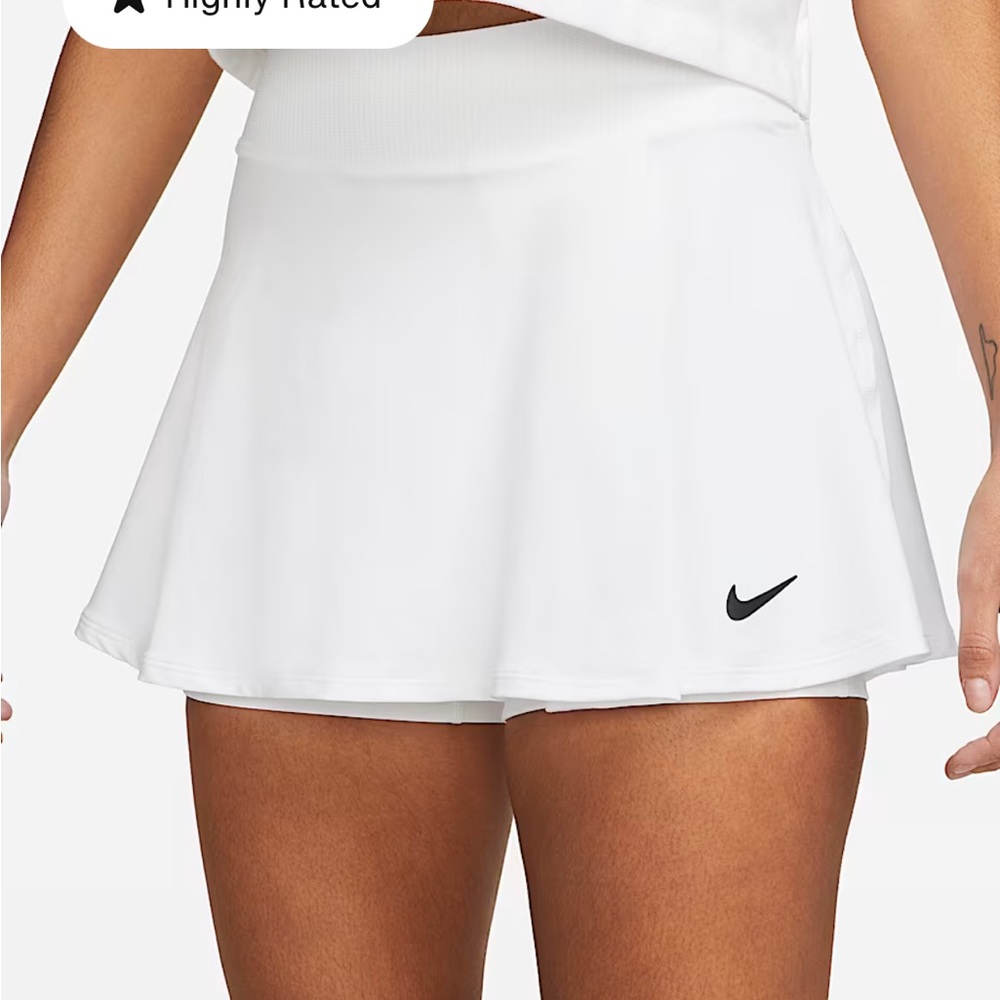 Nike White Pleated Tennis Mini Skirt